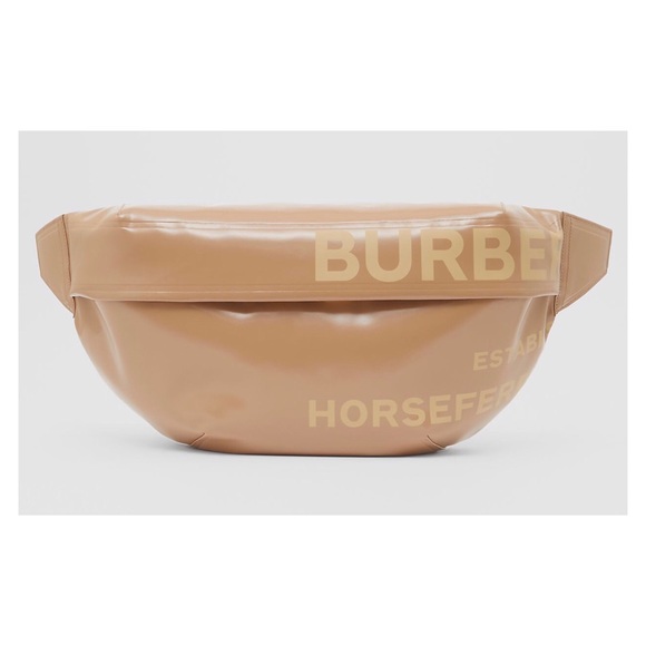 extra large horseferry print coated canvas bag